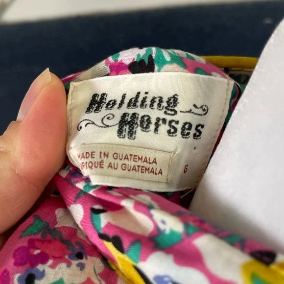 Anthropologie Holding Horses Floral Boho Long Sleeve Button-Down Shirt 6 NWOT - Picture 5 of 6